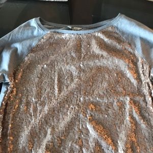 Sparkle sequin sweatshirt